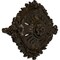 Ekena Millwork Antonio Ceiling Medallion, Hand-Painted Stone Hearth Crackle, 35 7/8"W x 22 1/2"H x 4 3/8"P CM35X22ANSHC - alternate 2